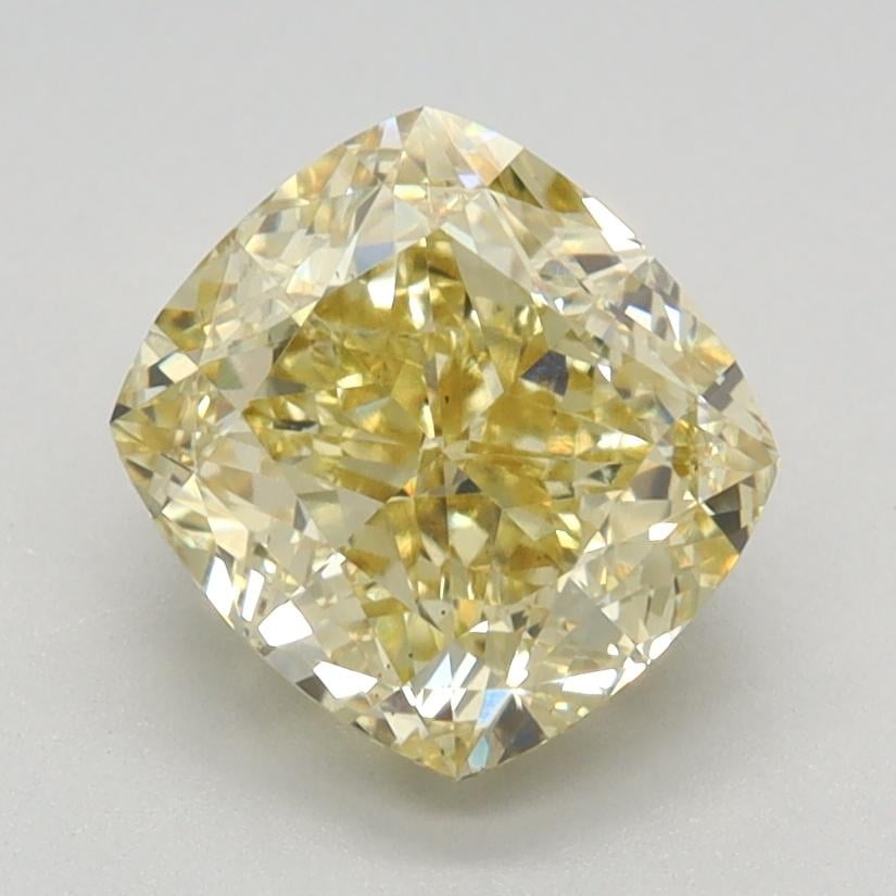 1.92 Ct. Fancy Intense Yellow Cushion Lab Grown Diamond