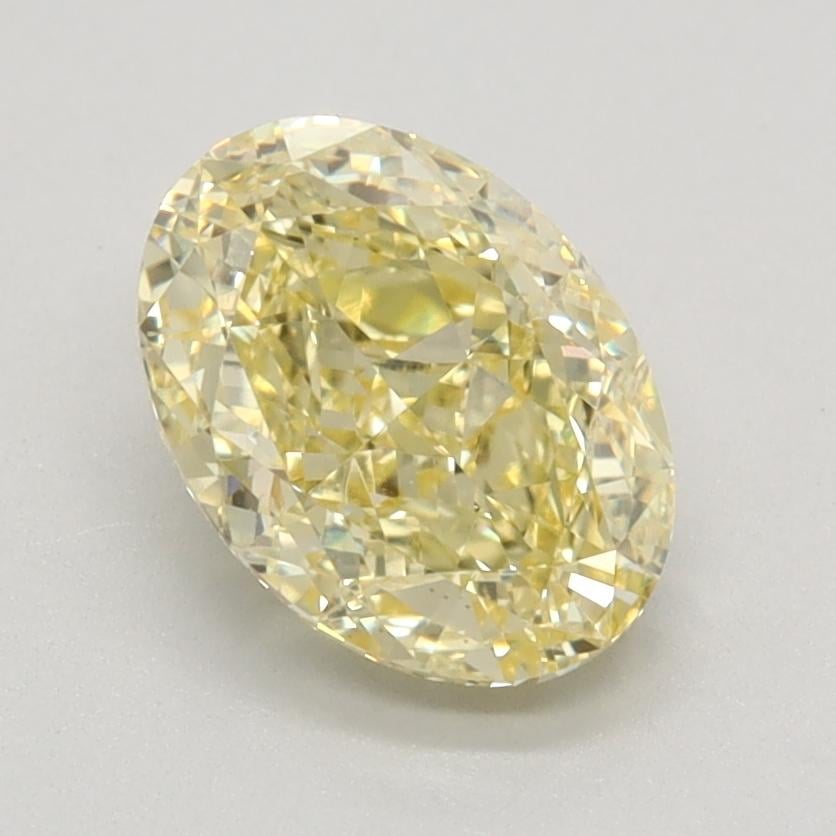 1.50 Ct. Fancy Intense Yellow Oval Lab Grown Diamond