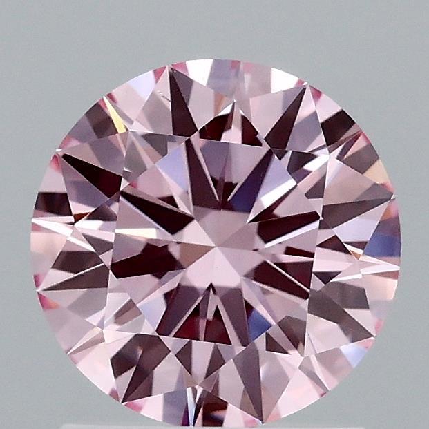 1.30 Ct. Fancy Intense Pink Round Lab Grown Diamond