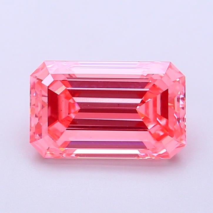 2.02 Ct. Fancy Vivid Pink Emerald Lab Grown Diamond