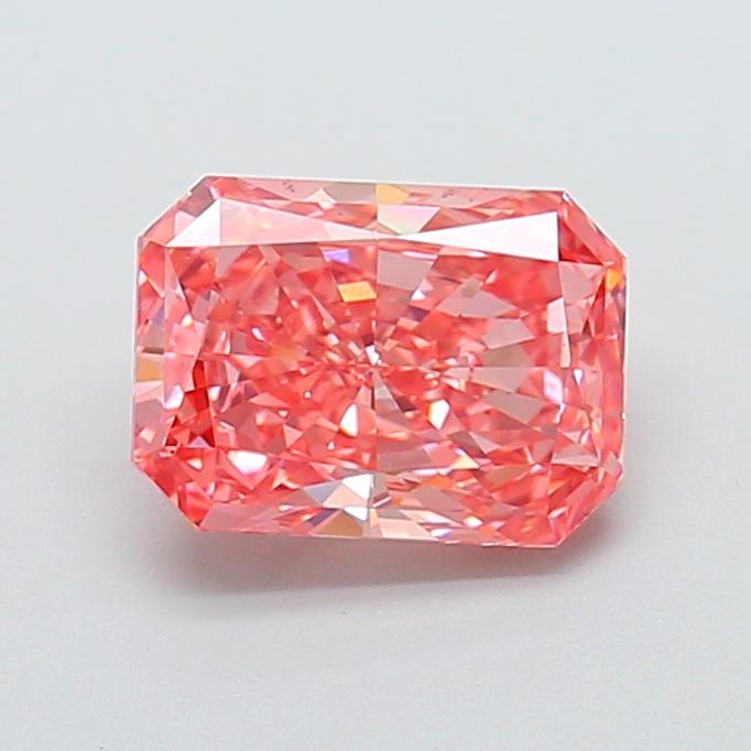 2.33 Ct. Fancy Vivid Pink Radiant Lab Grown Diamond