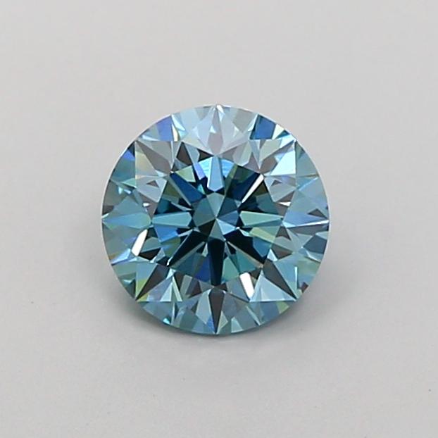1.03 Ct. Fancy Vivid Blue Round Lab Grown Diamond