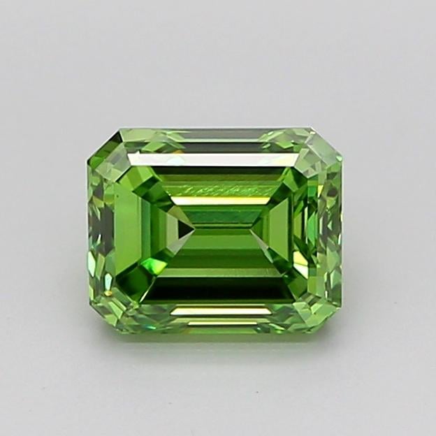 1.02 Ct. Fancy Vivid Green Emerald Lab Grown Diamond