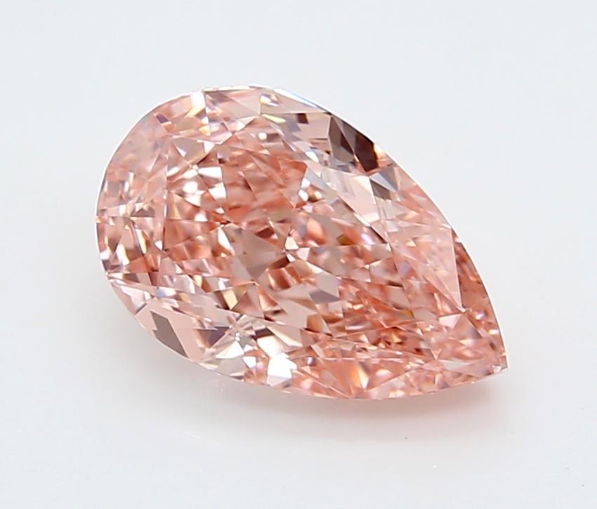2.07 Ct. Fancy Vivid  Pink Pear Lab Grown Diamond