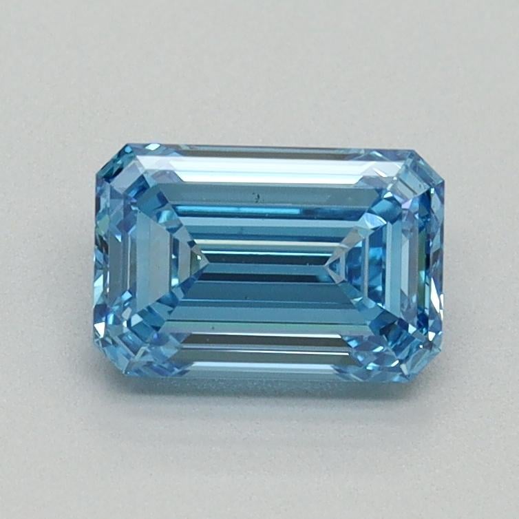 1.01 Ct. Fancy Vivid Blue Emerald Lab Grown Diamond