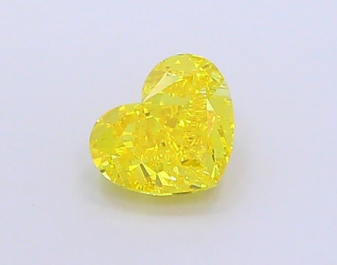 2.03 Ct. Fancy Vivid  Yellow Heart Lab Grown Diamond