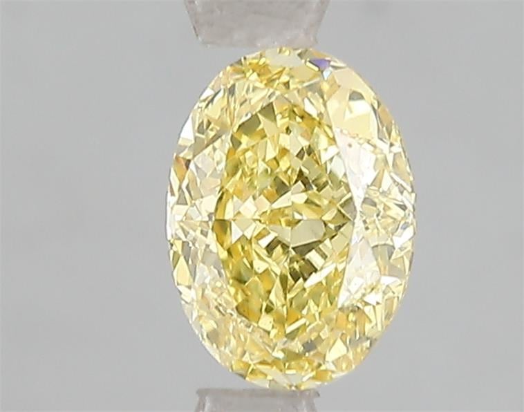 1.07 Ct. Fancy Vivid Yellow Oval Lab Grown Diamond