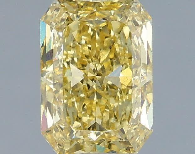 1.08 Ct. Fancy Intense Yellow Radiant Lab Grown Diamond