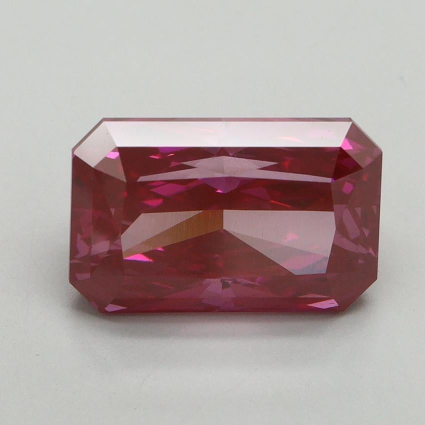 4.46 Ct. Fancy Vivid Red Radiant Lab Grown Diamond