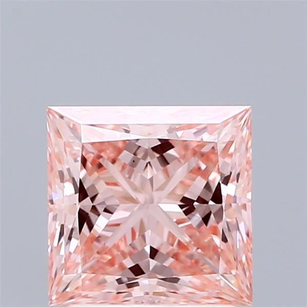 2.00 Ct. Fancy Intense Pink Princess Lab Grown Diamond