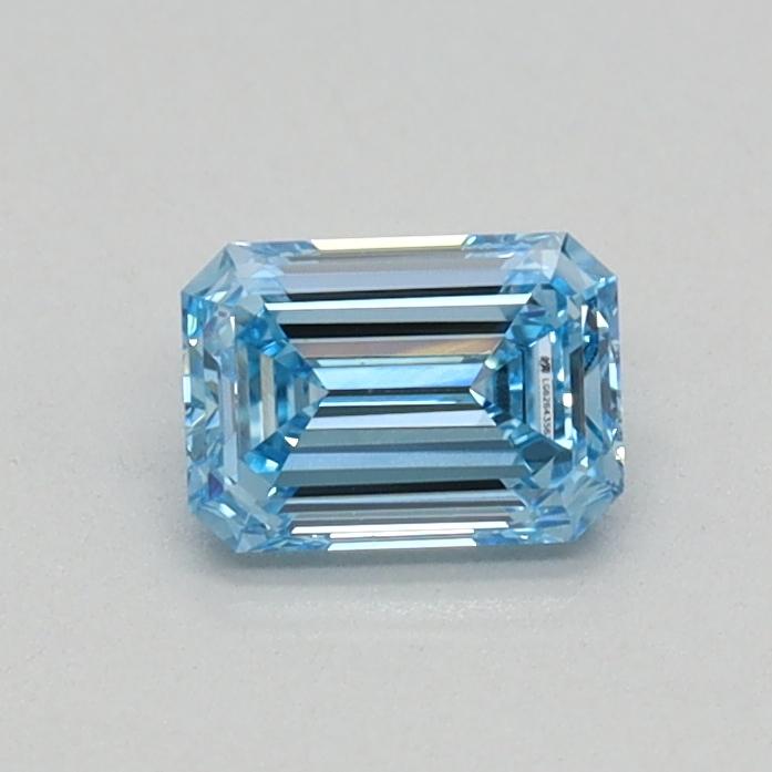 0.31 Ct. Fancy Intense Blue Emerald Lab Grown Diamond