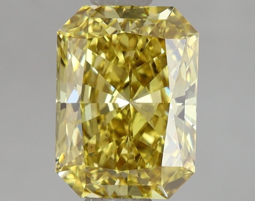 1.51 Ct. Fancy Vivid Yellow Radiant Lab Grown Diamond