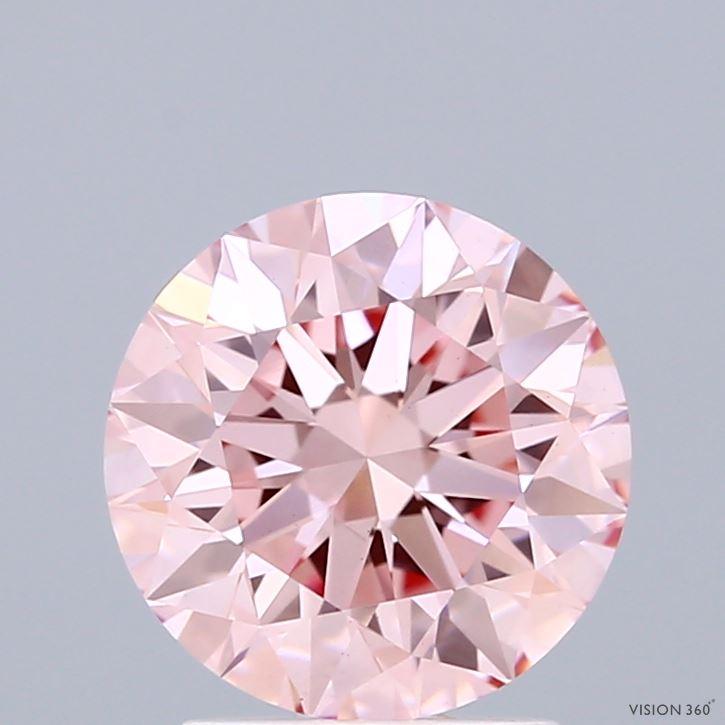 2.17 Ct. Fancy Intense Pink Round Lab Grown Diamond