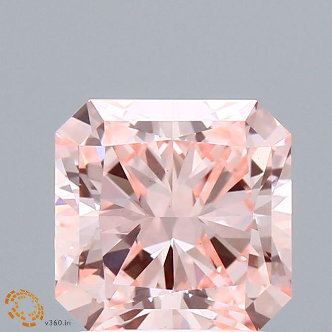 2.03 Ct. Fancy Intense Pink Radiant Lab Grown Diamond