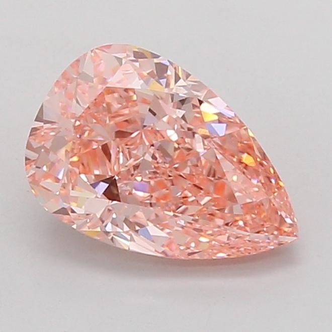 2.02 Ct. Fancy Vivid Pink Pear Lab Grown Diamond