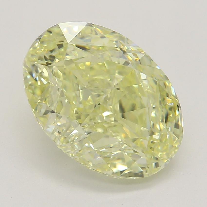 2.03 Ct. Fancy Light Yellow Oval Diamond