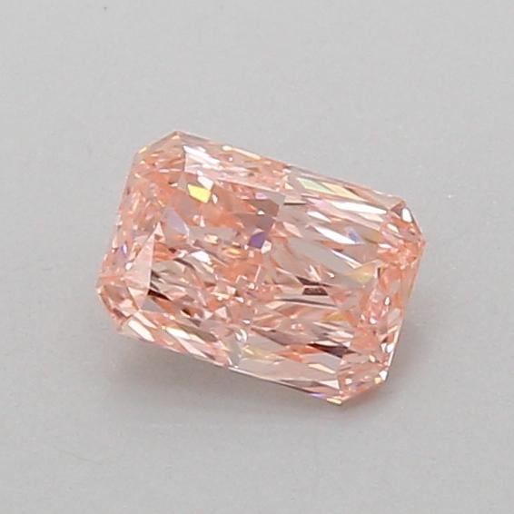 0.54 Ct. Fancy Vivid Pink Radiant Lab Grown Diamond