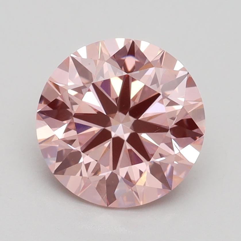 1.86 Ct. Fancy Intense Pink Round Lab Grown Diamond