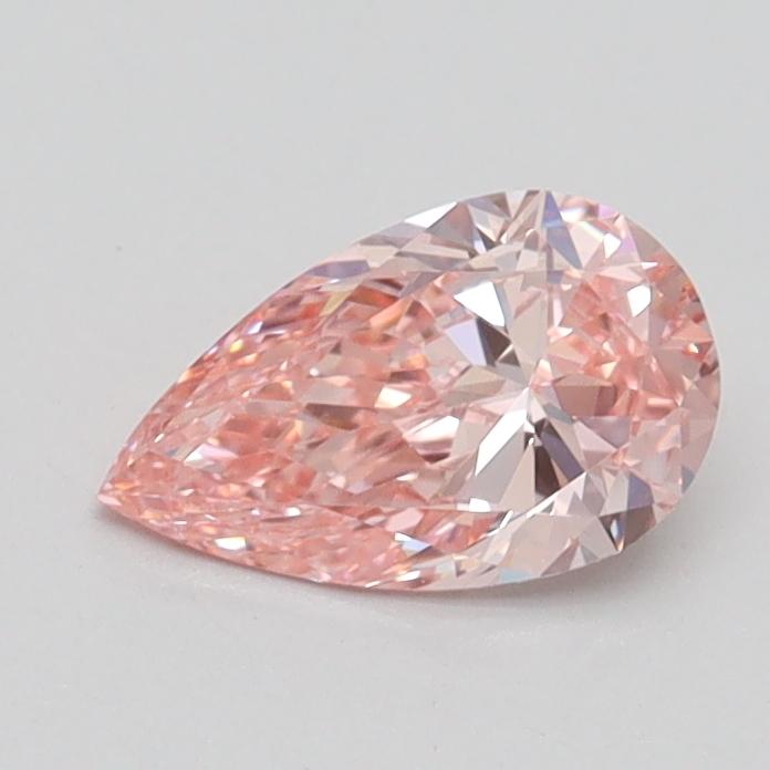 0.60 Ct. Fancy Intense Pink Pear Lab Grown Diamond