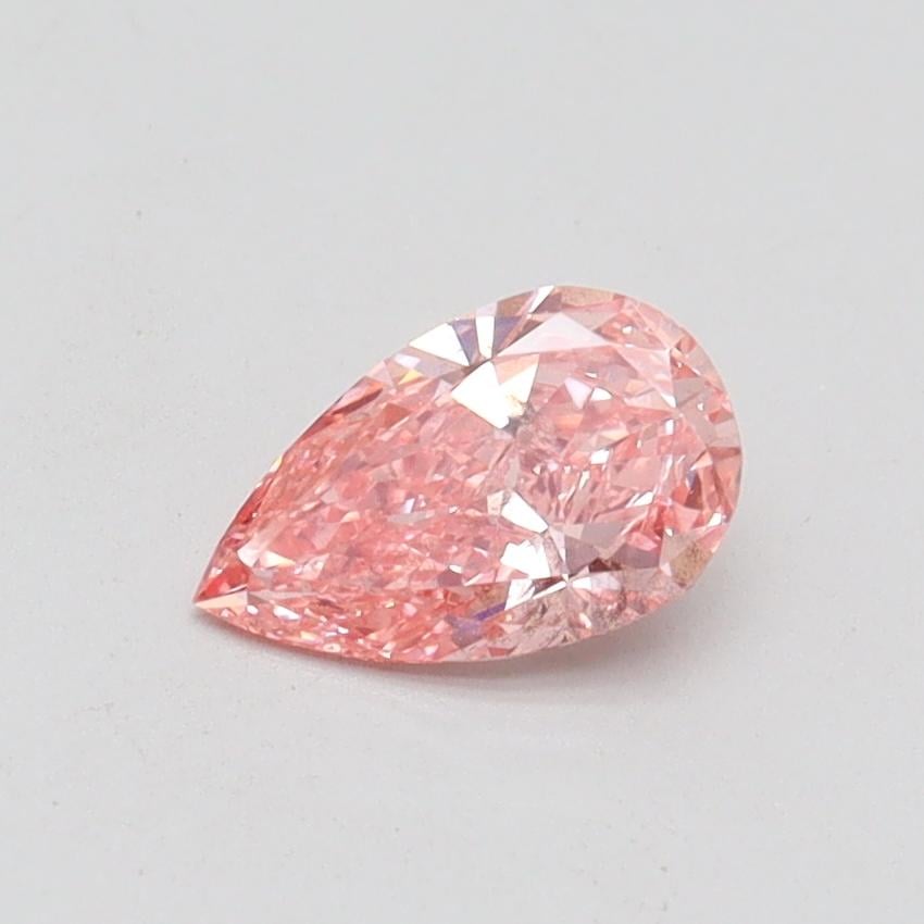 0.50 Ct. Fancy Vivid Pink Pear Lab Grown Diamond