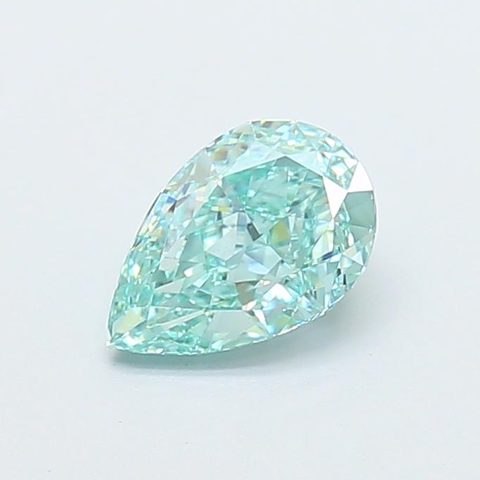 1.04 Ct. Fancy Intense Green Pear Lab Grown Diamond
