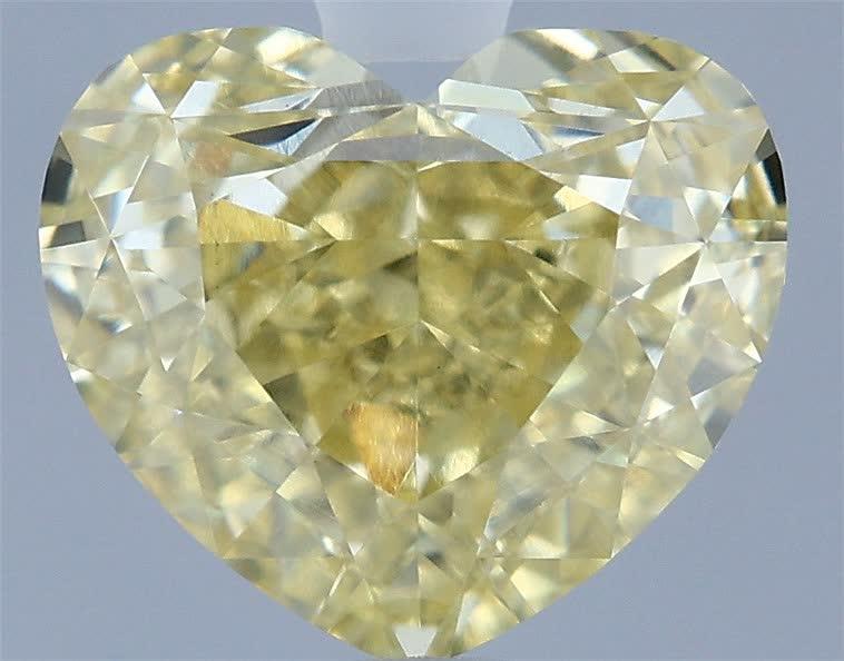 1.50 Ct. Fancy Intense Yellow Heart Lab Grown Diamond