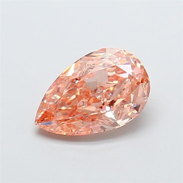 1.86 Ct. Fancy Intense Orange Pear Lab Grown Diamond