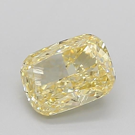 1.70 Ct. Fancy Intense Yellow Cushion Lab Grown Diamond