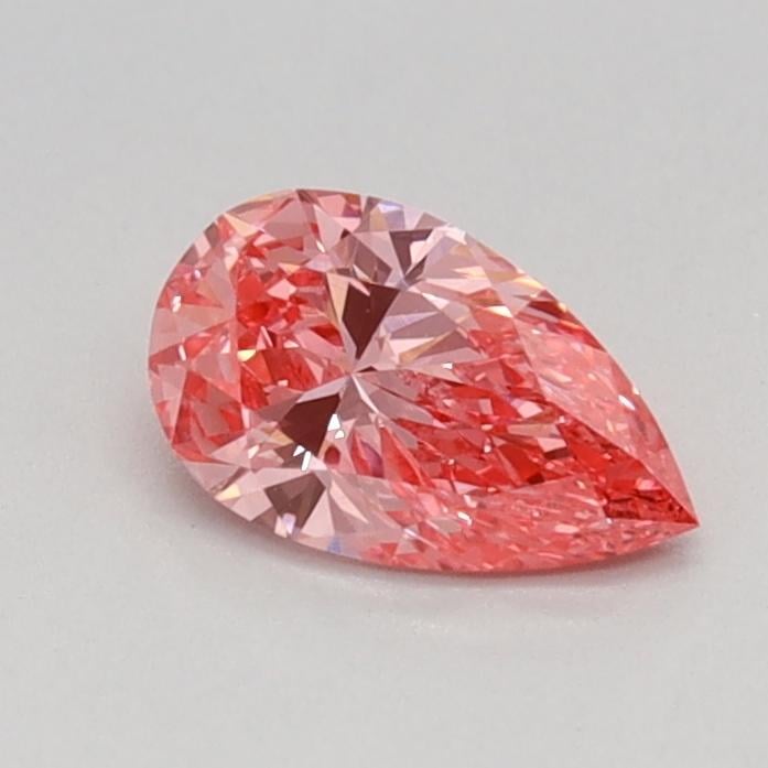 0.36 Ct. Fancy Vivid Pink Pear Lab Grown Diamond