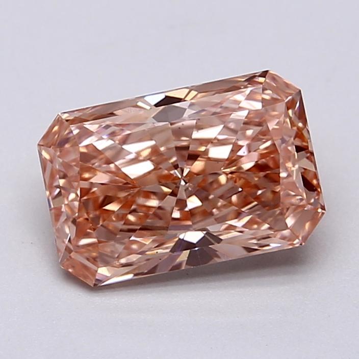 1.51 Ct. Fancy Vivid  Pink Radiant Lab Grown Diamond