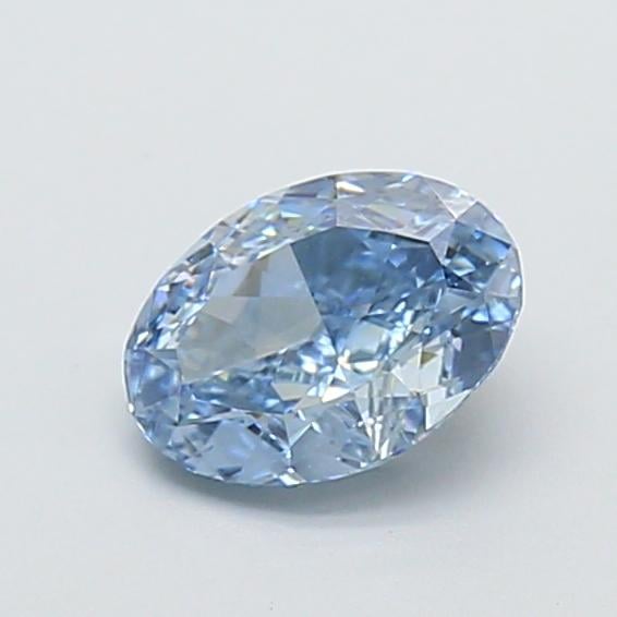 1.19 Ct. Fancy Vivid Blue Oval Lab Grown Diamond