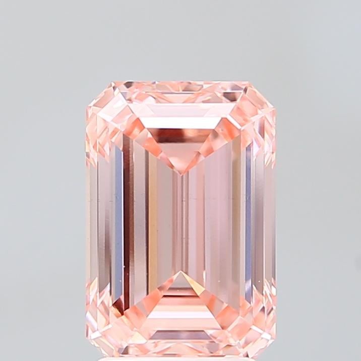 3.01 Ct. Fancy Intense Pink Emerald Lab Grown Diamond
