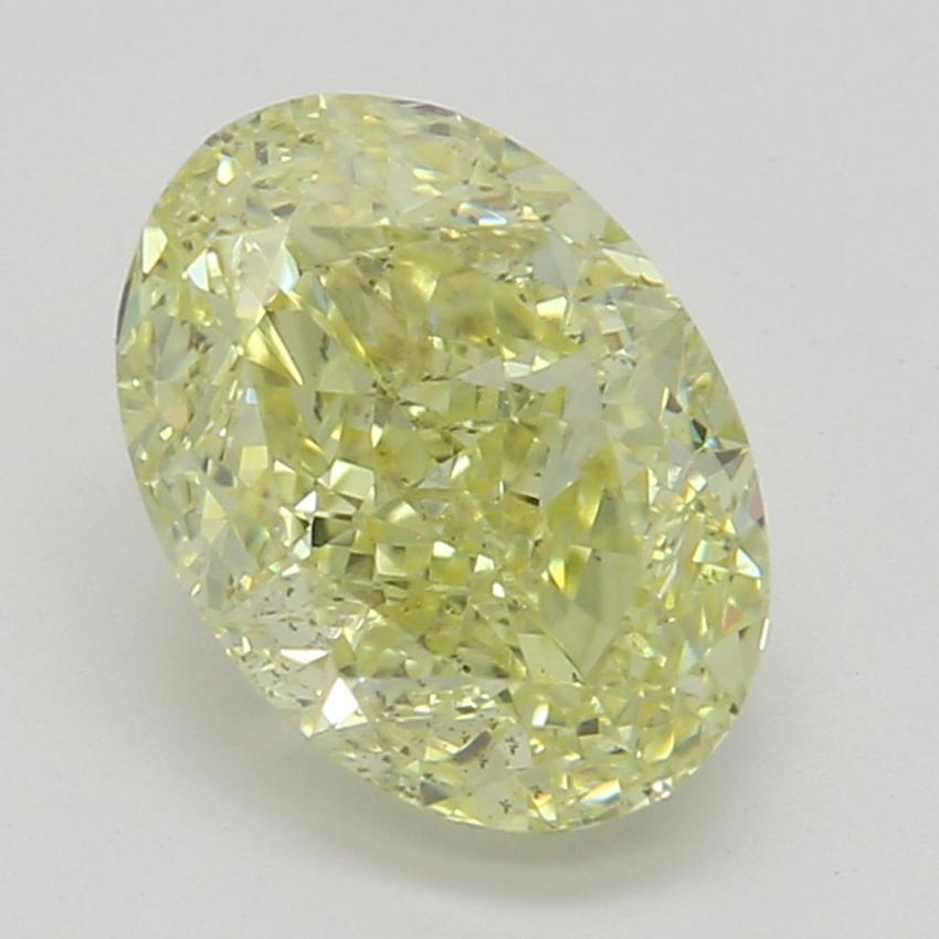 1.03 Ct. Fancy Yellow Oval Diamond