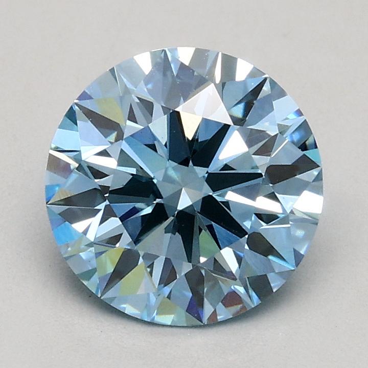 1.06 Ct. Fancy Blue Round Lab Grown Diamond