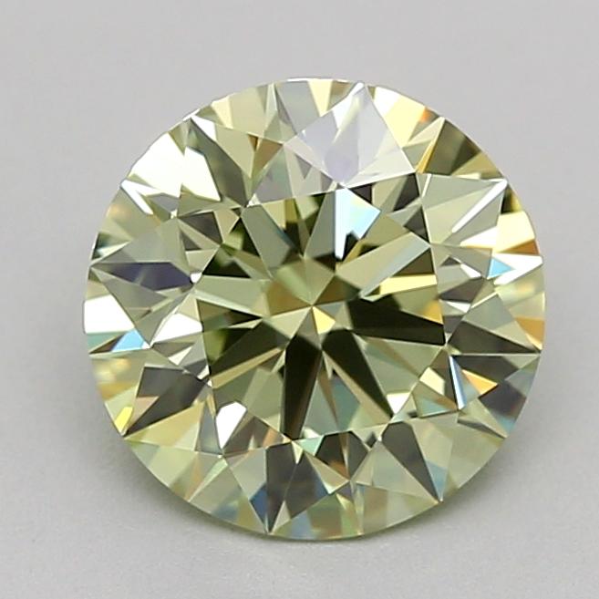 1.25 Ct. Fancy Intense Green Round Lab Grown Diamond