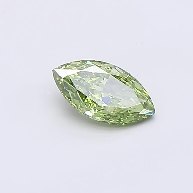 0.30 Ct. Fancy Vivid  Green Marquise Lab Grown Diamond