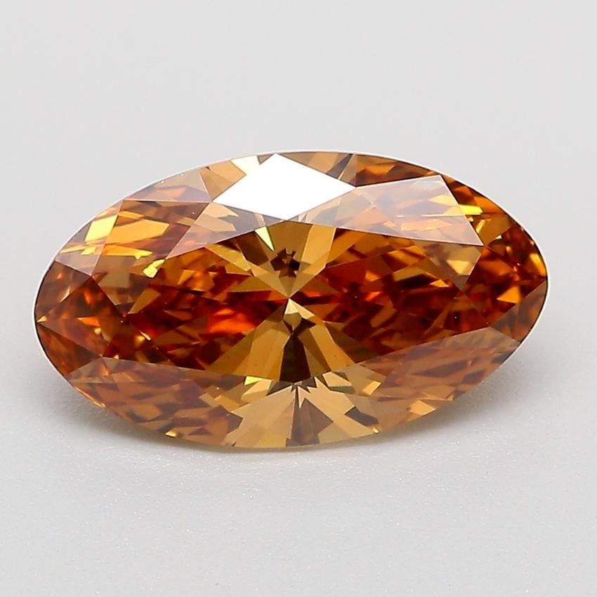 2.07 Ct. Fancy Light  Brown Oval Lab Grown Diamond