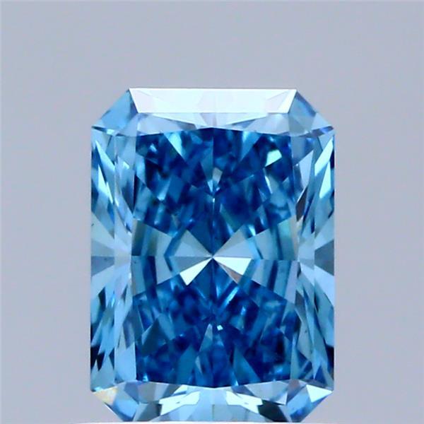 1.00 Ct. Fancy Vivid Blue Radiant Lab Grown Diamond