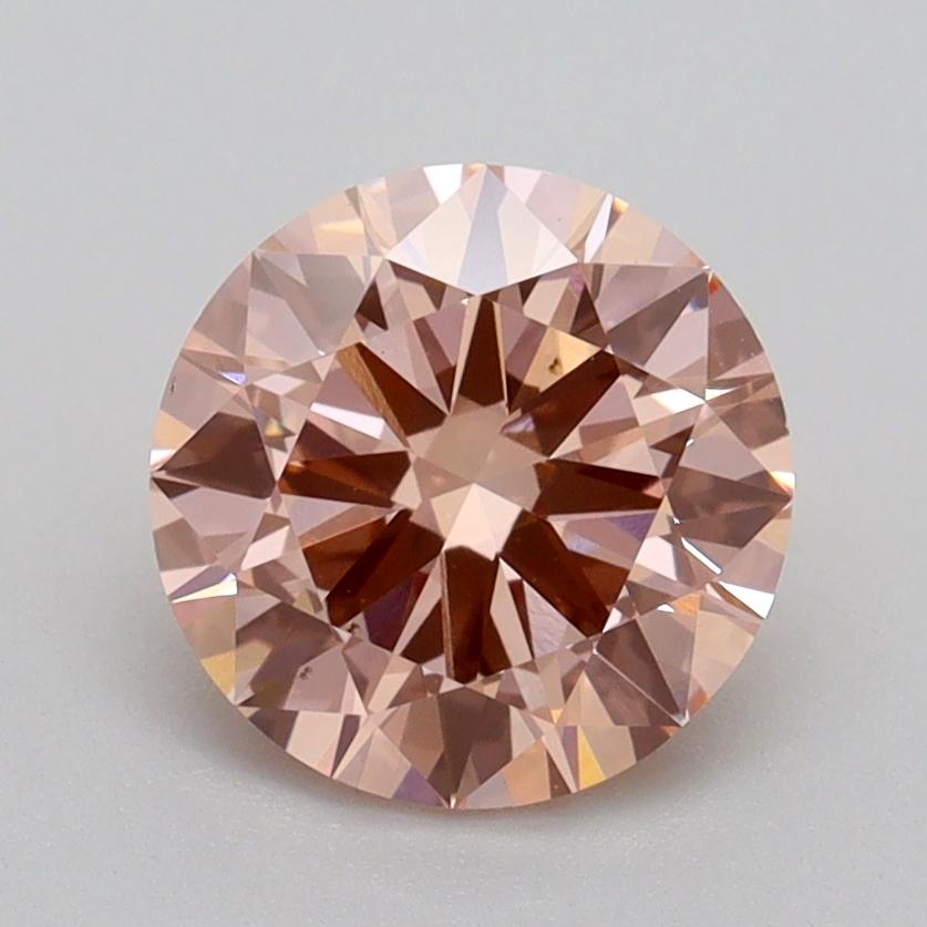 1.73 Ct. Fancy Intense Pink Round Lab Grown Diamond
