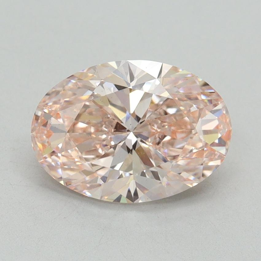 2.10 Ct. Fancy Intense Pink Oval Lab Grown Diamond