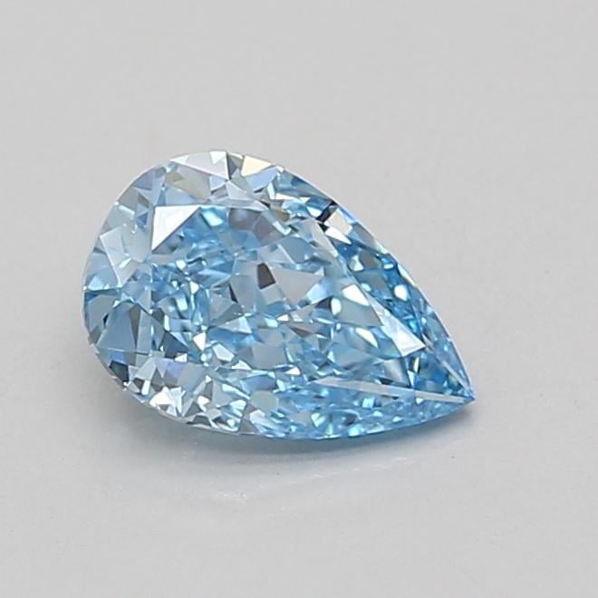1.16 Ct. Fancy Vivid Blue Pear Lab Grown Diamond