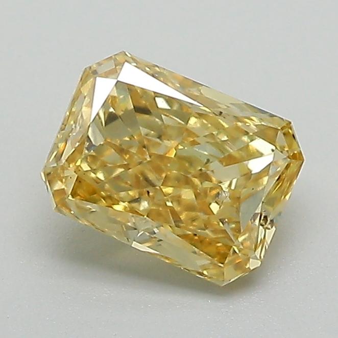 1.03 Ct. Fancy Vivid Yellow Radiant Lab Grown Diamond