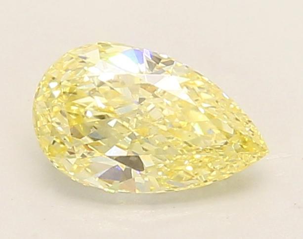 0.70 Ct. Fancy Intense Yellow Pear Lab Grown Diamond