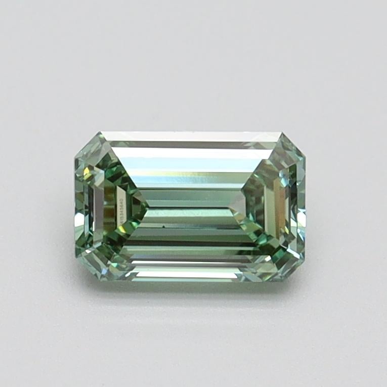 0.68 Ct. Fancy Intense Green Emerald Lab Grown Diamond