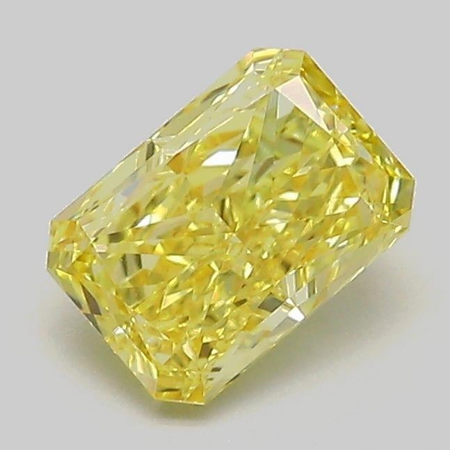 1.05 Ct. Fancy Vivid  Yellow Radiant Lab Grown Diamond