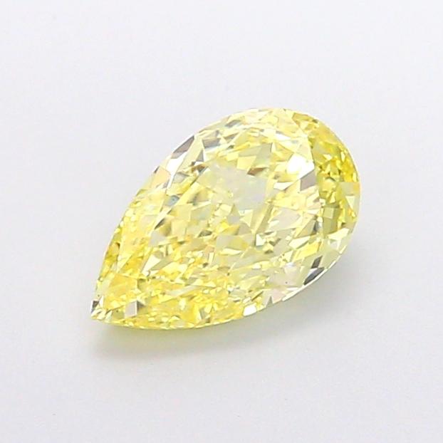 1.67 Ct. Fancy Intense Yellow Pear Lab Grown Diamond