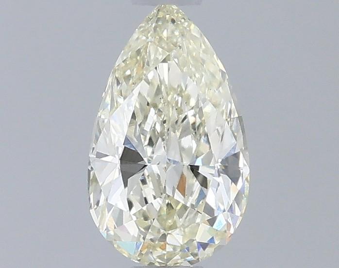 0.55 Ct. Light Yellow Pear Lab Grown Diamond