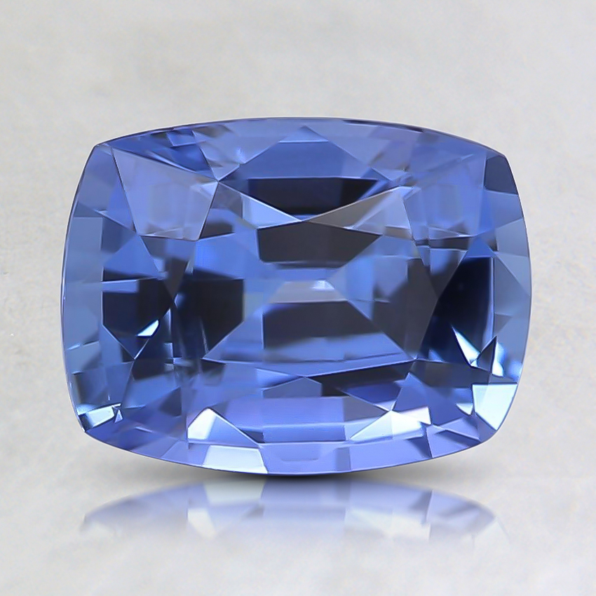 8X6.1mm Premium Blue Cushion Sapphire