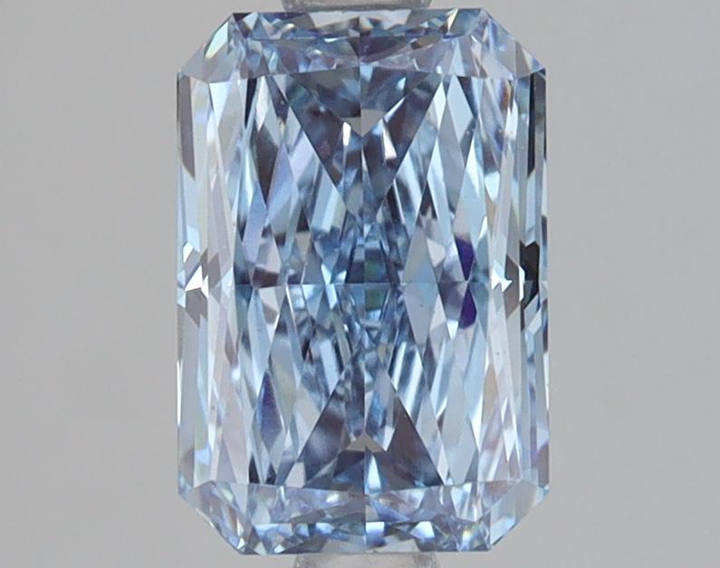 1.54 Ct. Fancy Intense Blue Radiant Lab Grown Diamond