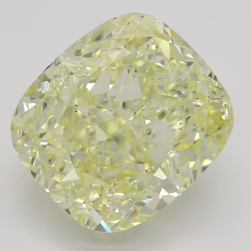 4.32 Ct. Fancy Yellow Cushion Diamond